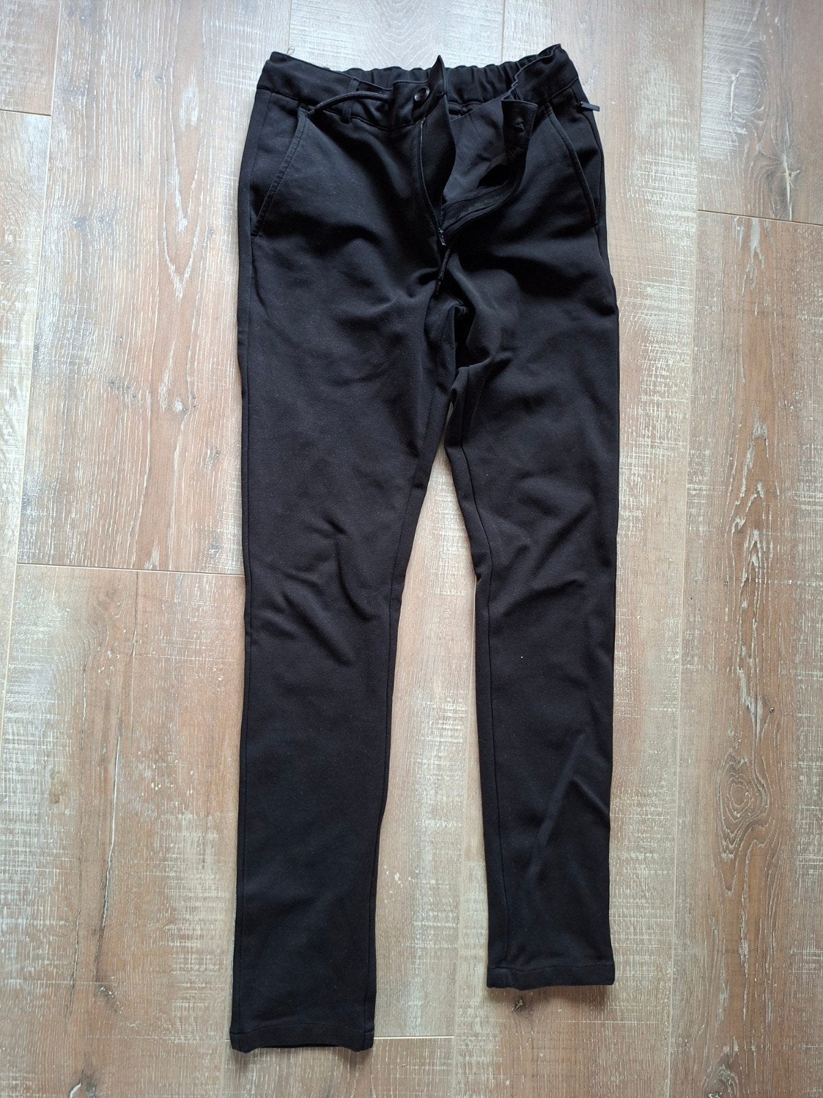 Gabbiano Zwarte Soepele Broek met Steekzakken - Maat 29/32, Gabbiano, Zwart, Overige maten, Ophalen of Verzenden
