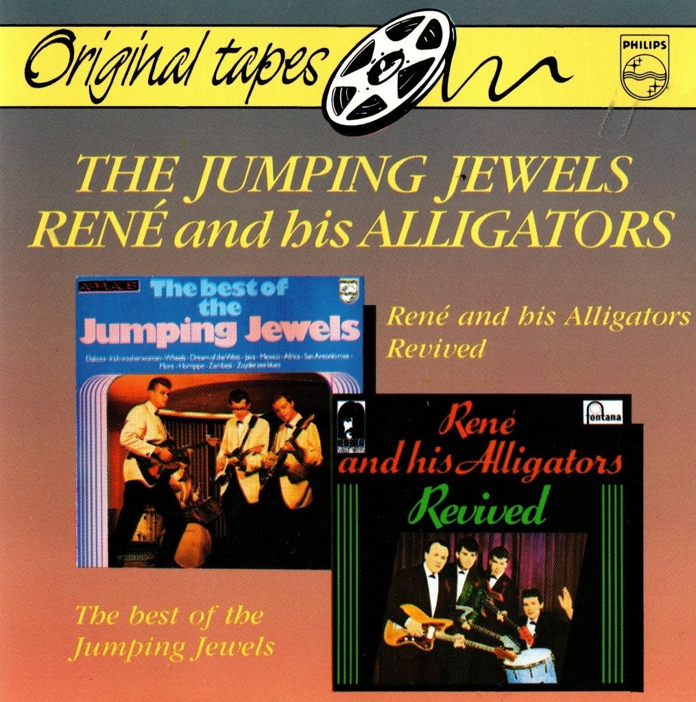 CD The Jumping Jewels & René and his Alligators, Pop, Ophalen of Verzenden, Gebruikt, Inclusief doosje