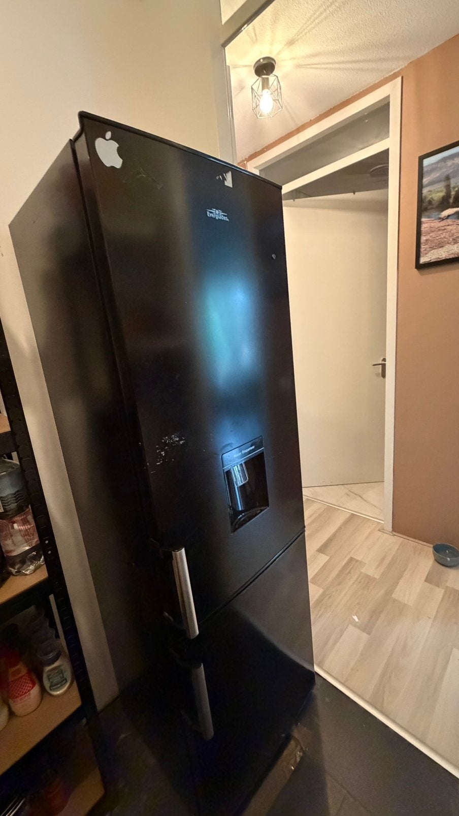 Everglades koelkast met waterdispenser., Ophalen, Gebruikt, 200 liter of meer, 160 cm of meer