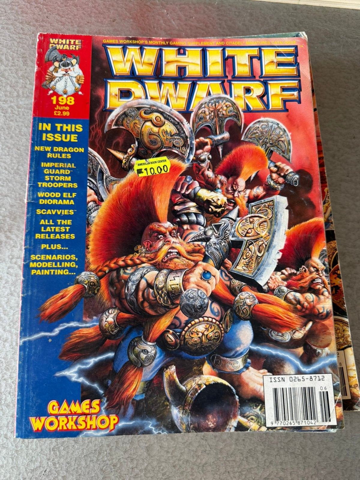 White Dwarf 198 jun 1996, Hobby en Vrije tijd, Wargaming, Ophalen of Verzenden, Gebruikt, Warhammer, Boek of Catalogus