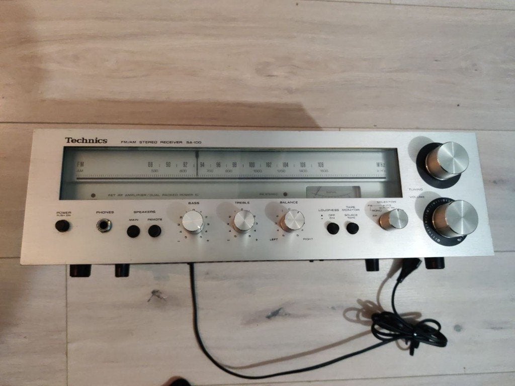 Vintage Technics versterker, Audio, Tv en Foto, Ophalen of Verzenden, Gebruikt, 60 tot 120 watt, Overige merken