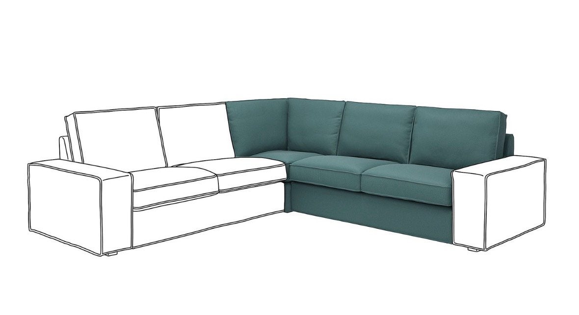 Uitbreidingsset Kivik bank Ikea 2-zits deel plus hoek., Huis en Inrichting, Banken | Bankstellen, Ophalen, 250 tot 300 cm, Hoekbank