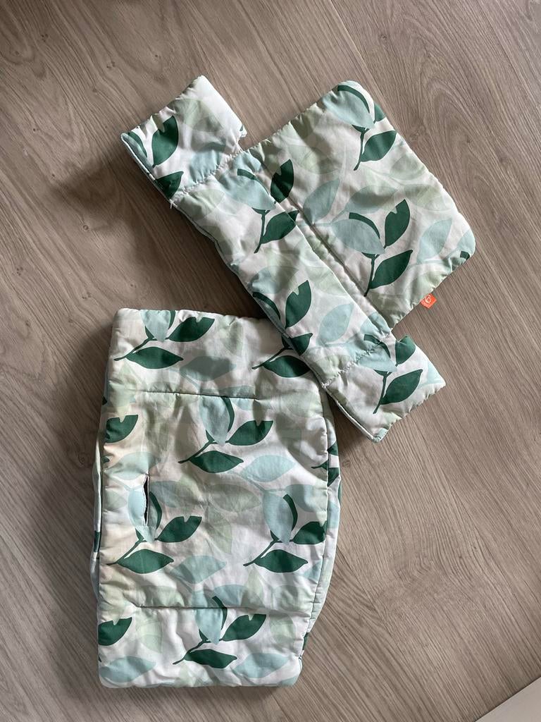 Stokke Trip Trap kussenset bladpatroon, Verzenden, Gebruikt, Meegroeistoel, Stoelverkleiner