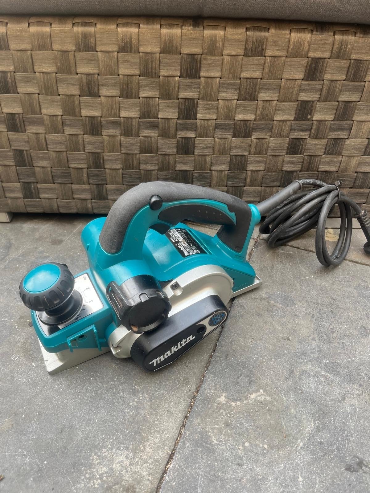 Makita schaafmachine, elektrische handschaaf, Doe-het-zelf en Verbouw, Ophalen of Verzenden, Gebruikt