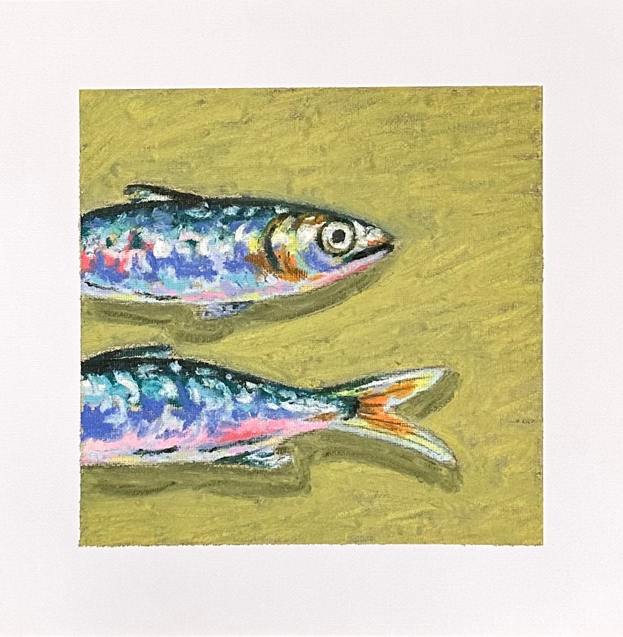 Origineel handgeschilderd kunstwerk, Pastel, Echtheidscertificaat, Papier/karton, Ophalen of Verzenden