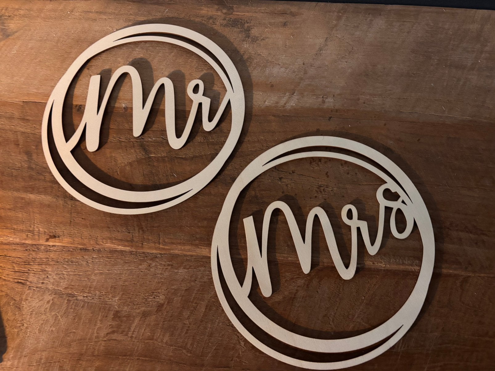 Mr Mrs decoratie bruiloft, Ophalen, Zo goed als nieuw