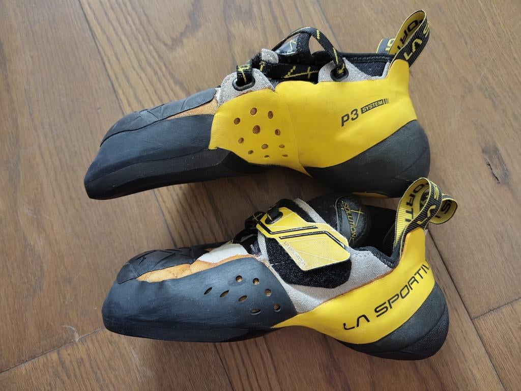 La sportiva Solution 38.5, Sport en Fitness, Klimsport, Ophalen of Verzenden, Zo goed als nieuw, Klimsportschoenen