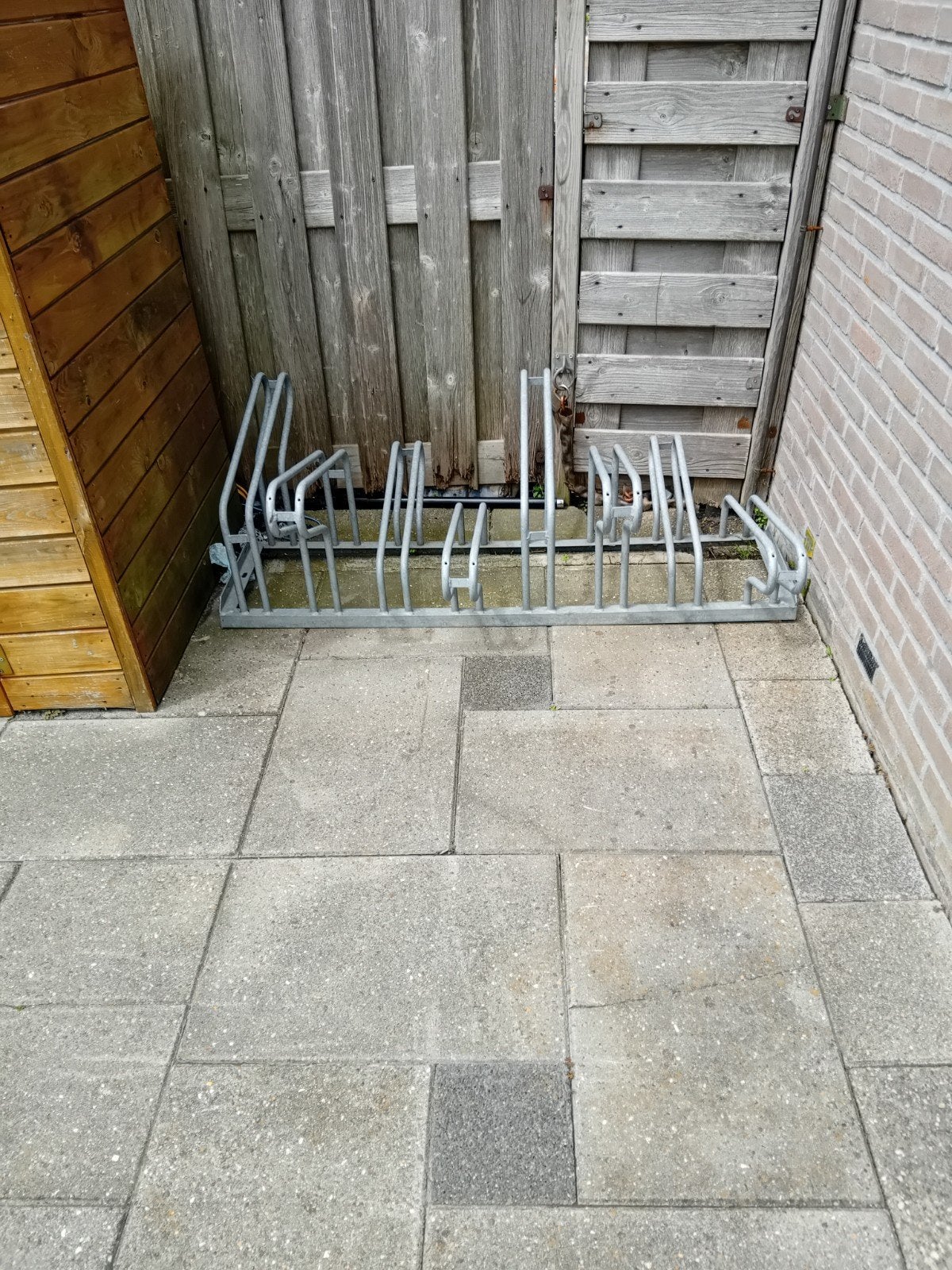 Metalen fietsenrek voor 5 fietsen, Ophalen