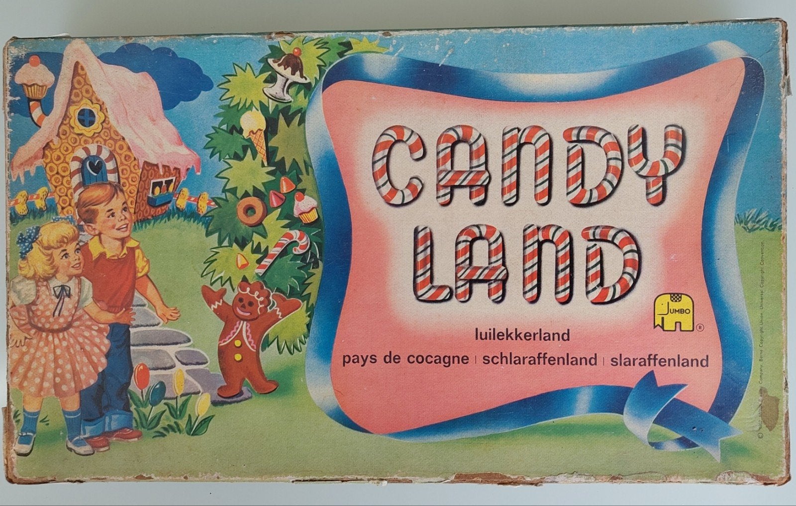 Vintage spel Candyland, compleet uit 1962 van Jumbo, Ophalen of Verzenden, Gebruikt