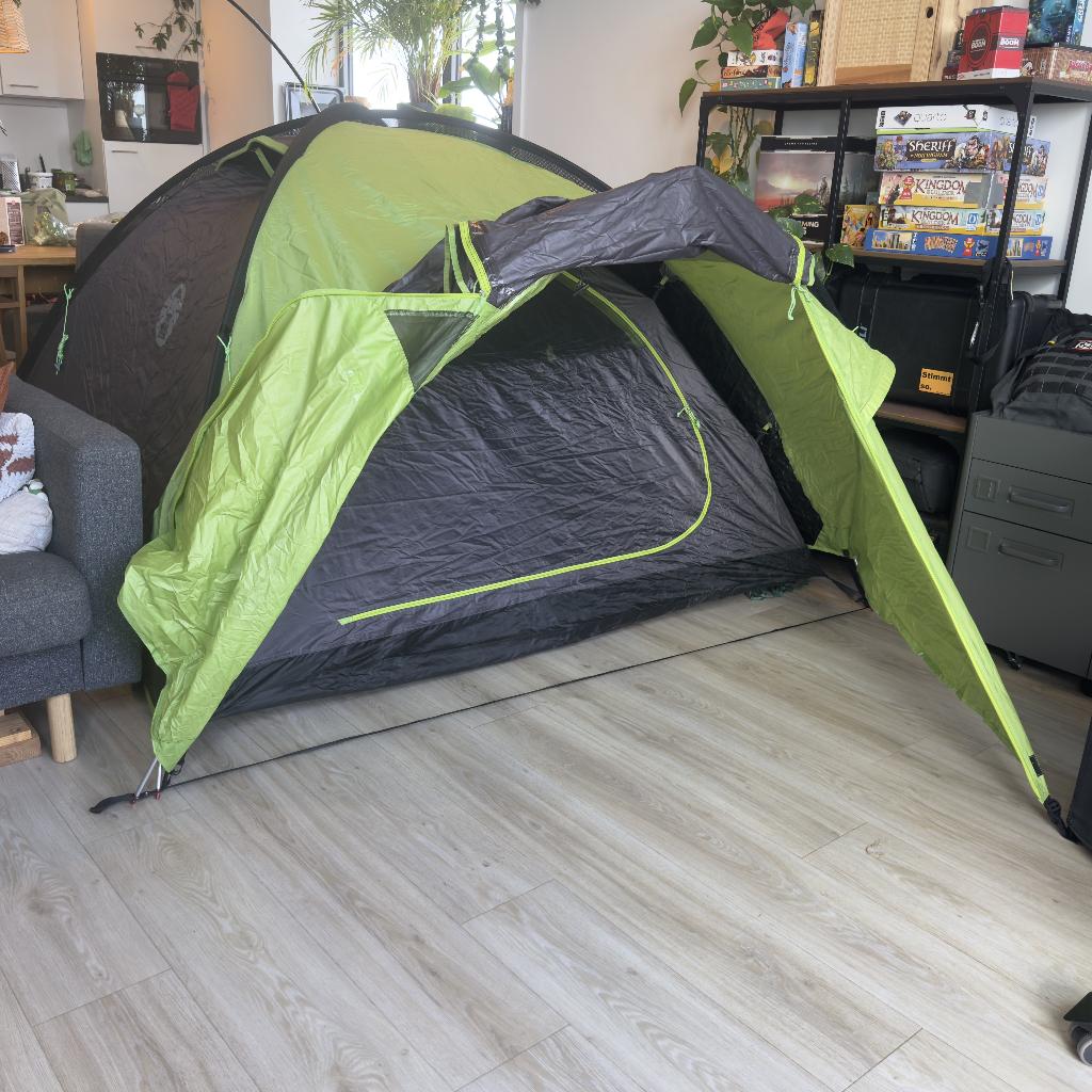 Coleman Pingora 3 BlackOut Tent, Ophalen of Verzenden, Gebruikt, Tot en met 3