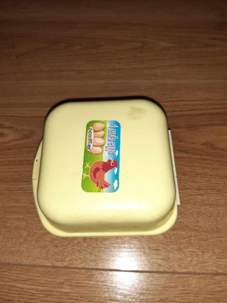 Eierdoosje voor kinderen met 4 plastic eieren, Ophalen of Verzenden, Ontdekken
