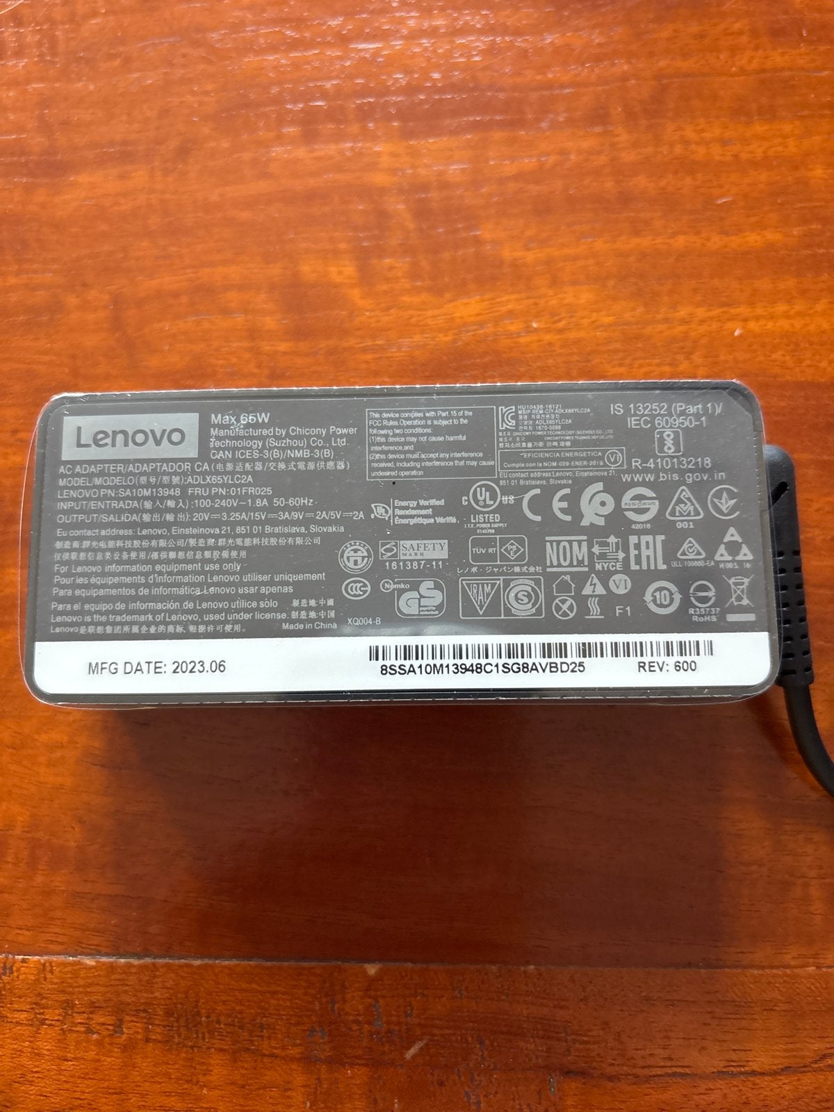 Lenovo 65W USB-C Oplader - Nieuw!, Computers en Software, Laptop-opladers, Ophalen of Verzenden, Nieuw