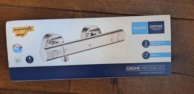 Grohe Precision Get douchethermostaat - Nieuw in doos, Ophalen of Verzenden, Nieuw, Chroom, Douche
