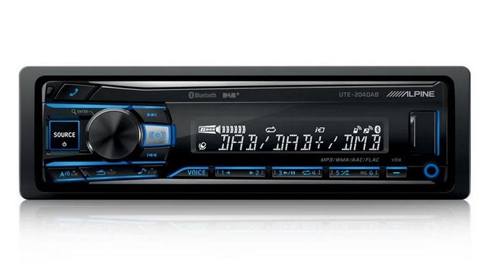 Alpine UTE-204DAB 1-din headunit BT / DAB+ / USB(autoradio)