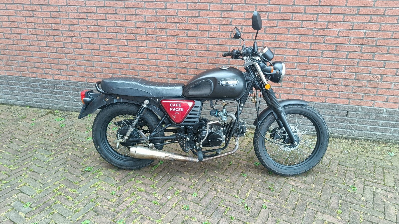 hanway raw 50 met bromfiets kenteken 125 cc, Ophalen of Verzenden, Nvt, Nvt, Nvt