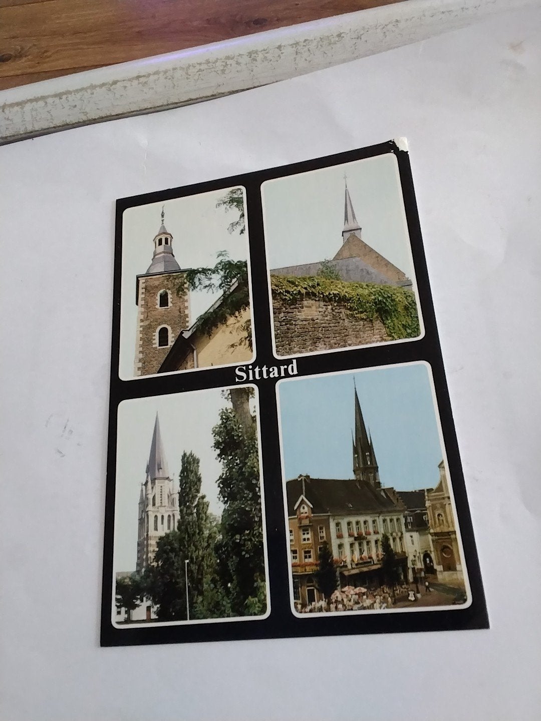 Oude ansichtkaart Sittard - diverse bezienswaardigheden, Ophalen of Verzenden
