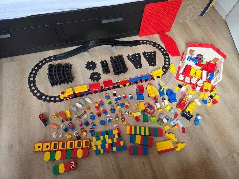 Enorme Duplo collectie: trein, huis, poppetjes en meer!, Ophalen of Verzenden, Gebruikt, Overige merken