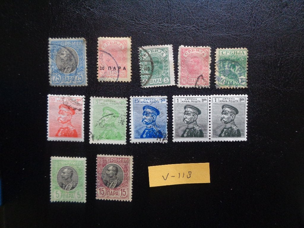 servie - diverse (v-118), Ophalen of Verzenden, Overige landen, Gestempeld