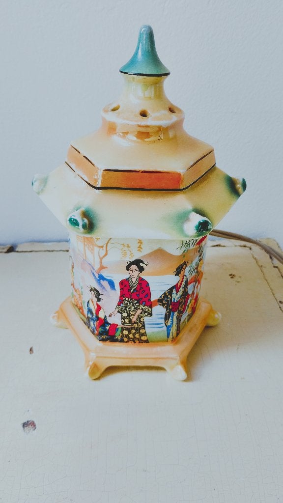 Antiek Chinese porseleinen parfum lampje, Ophalen of Verzenden