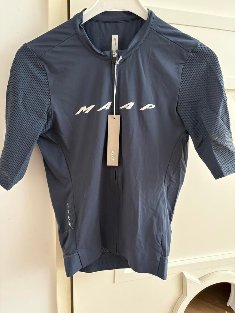 MAAP Evade Pro Base Jersey 2.0 - Small - Dark Midnight €175, S, Heren, Nieuw, Ophalen of Verzenden