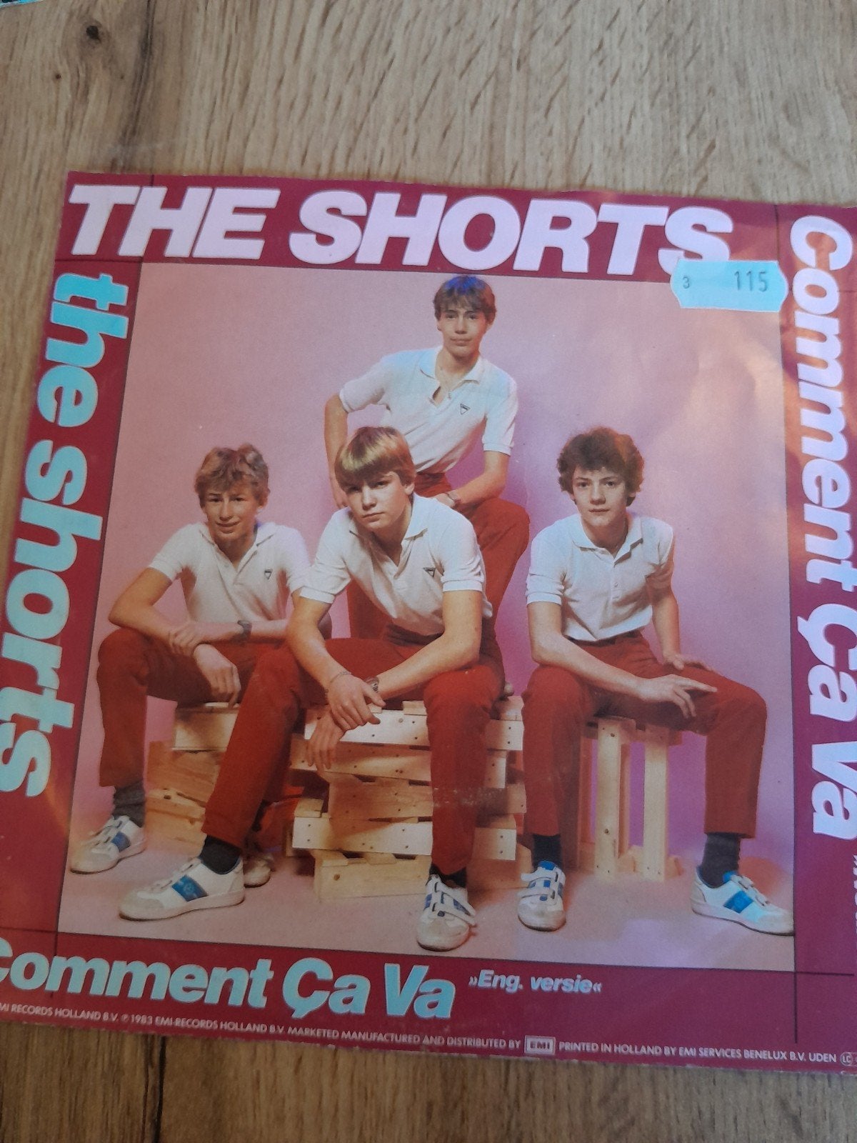 the shorts 7inch comment ca va, Ophalen of Verzenden, Zo goed als nieuw, Pop