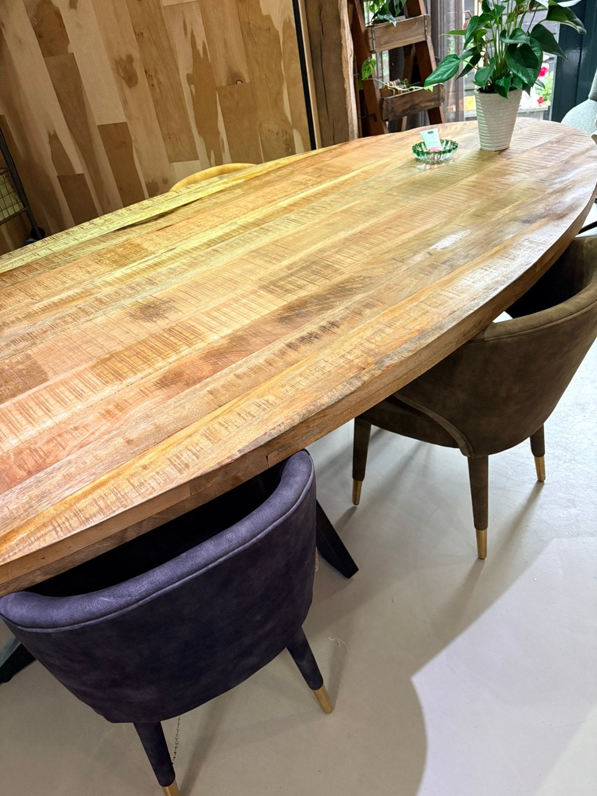 Eetkamertafel, Ophalen, 100 tot 150 cm, 200 cm of meer, Zo goed als nieuw