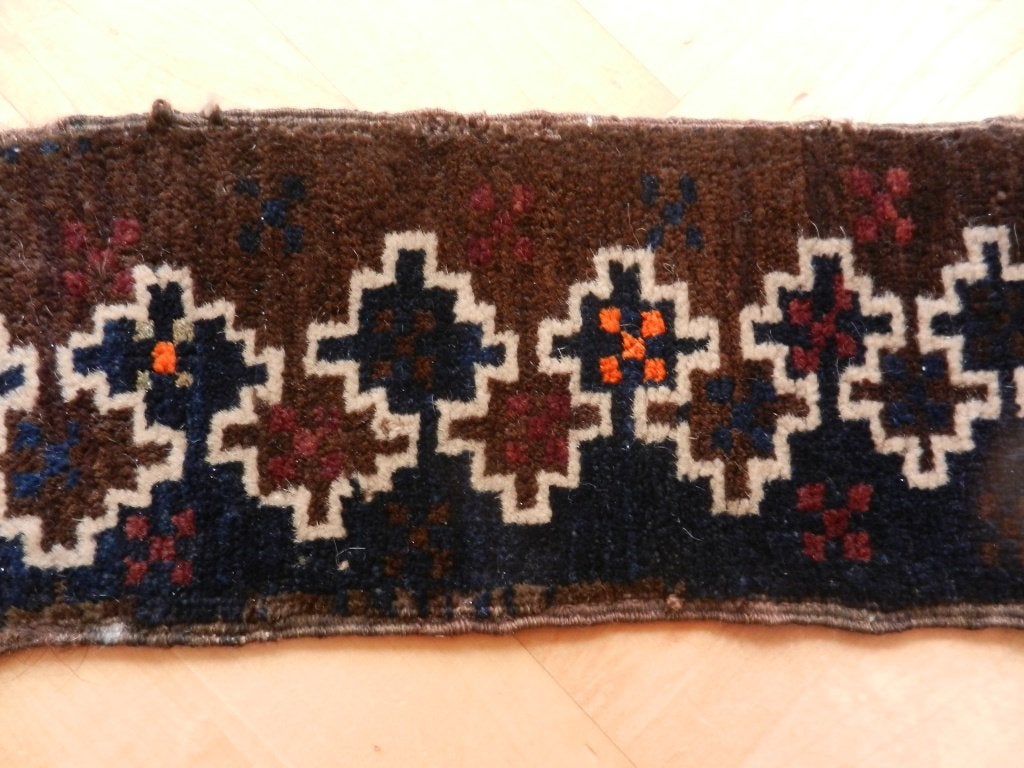 Mooi klein oud kleedje / tapijtje oosters perzisch 66 x 14,5, Ophalen of Verzenden
