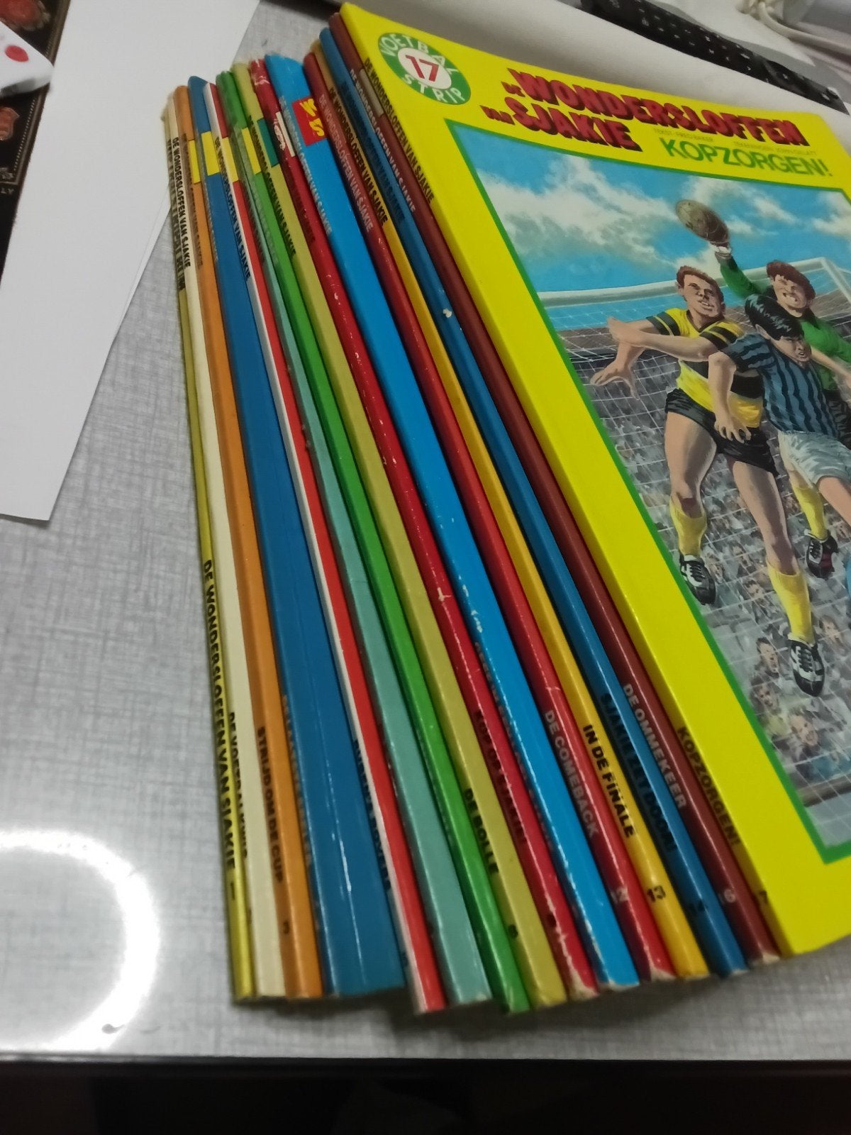 21 stuks stripboeken van de Wodersloffe van Sjakie, Meerdere stripboeken, Ophalen of Verzenden, Gelezen
