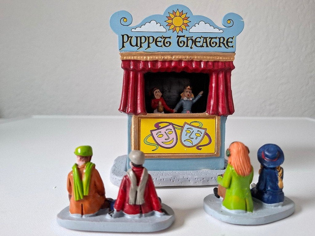 Kerst Poppenkast / Poppen theater Kerstfiguren, Diversen, Ophalen