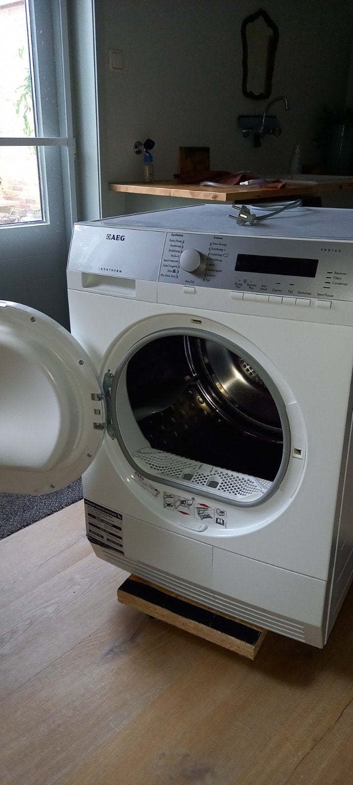 AEG Lavatherm warmtepompdroger - Energiezuinig en stil, Witgoed en Apparatuur, Ophalen, Anti-kreukfase, Overige typen, 8 tot 10 kg