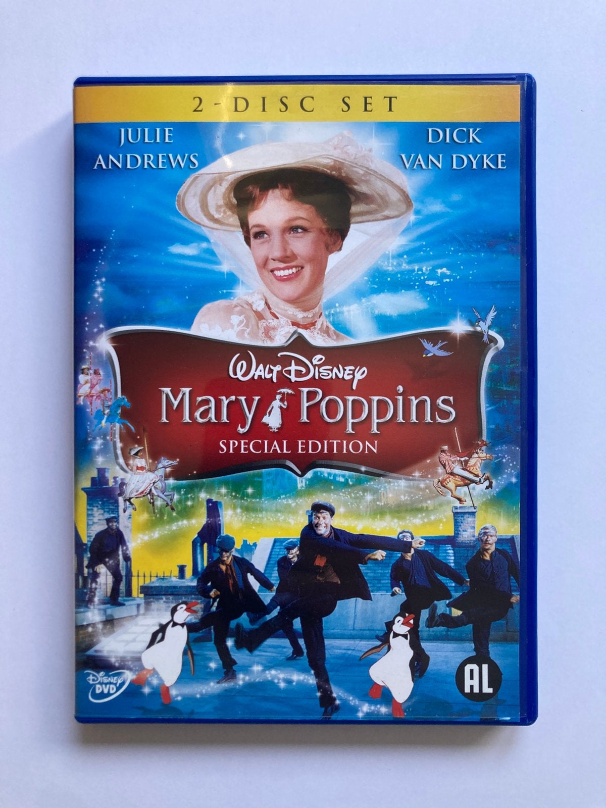 Mary Poppins, 1964 / 2xDVD / Glynis Johns 1923 - 2024, Extra's, Engels, Alle leeftijden, Nederlands