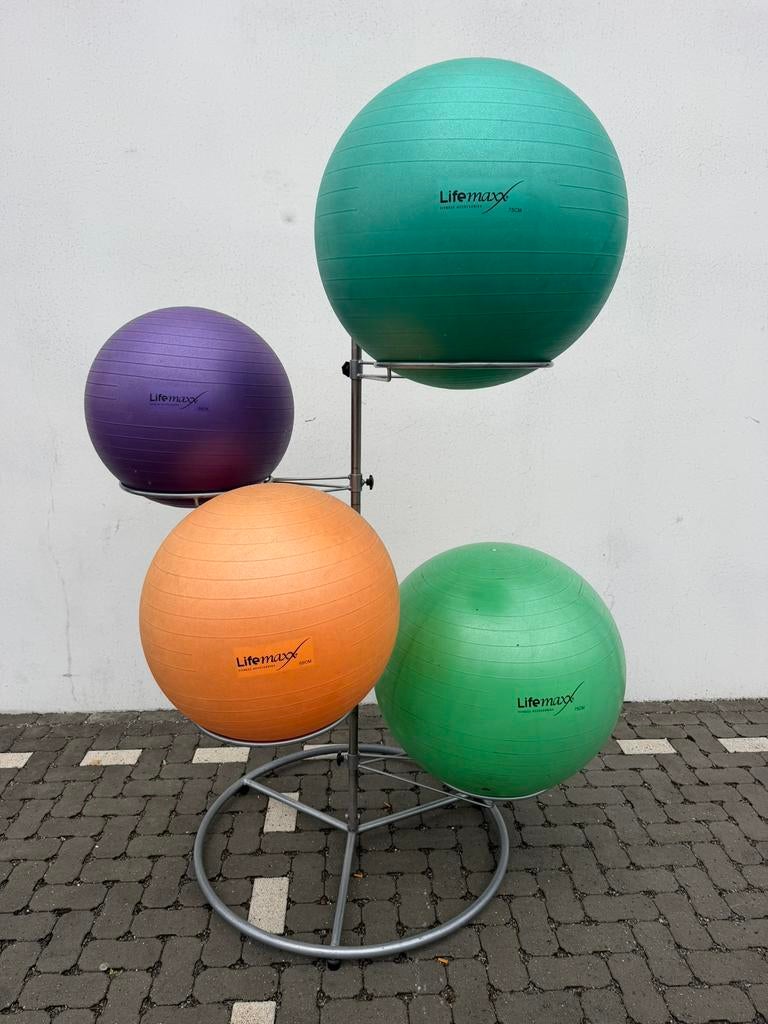 Lifemaxx set gym ballen, Sport en Fitness, Fitnessmaterialen, Ophalen, Zo goed als nieuw, Overige typen