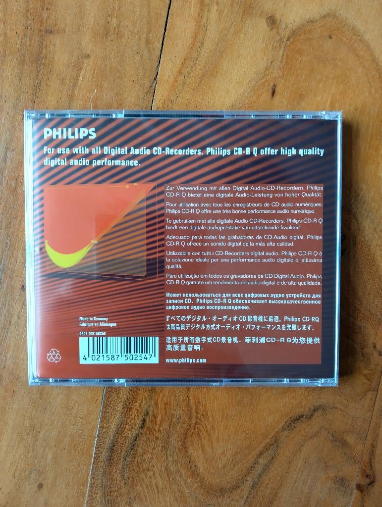 PHILIPS CD-R Q 80 Min.* Geschikt Voor Audio CD Recorders *, Ophalen of Verzenden, Nieuw, Cd, Philips