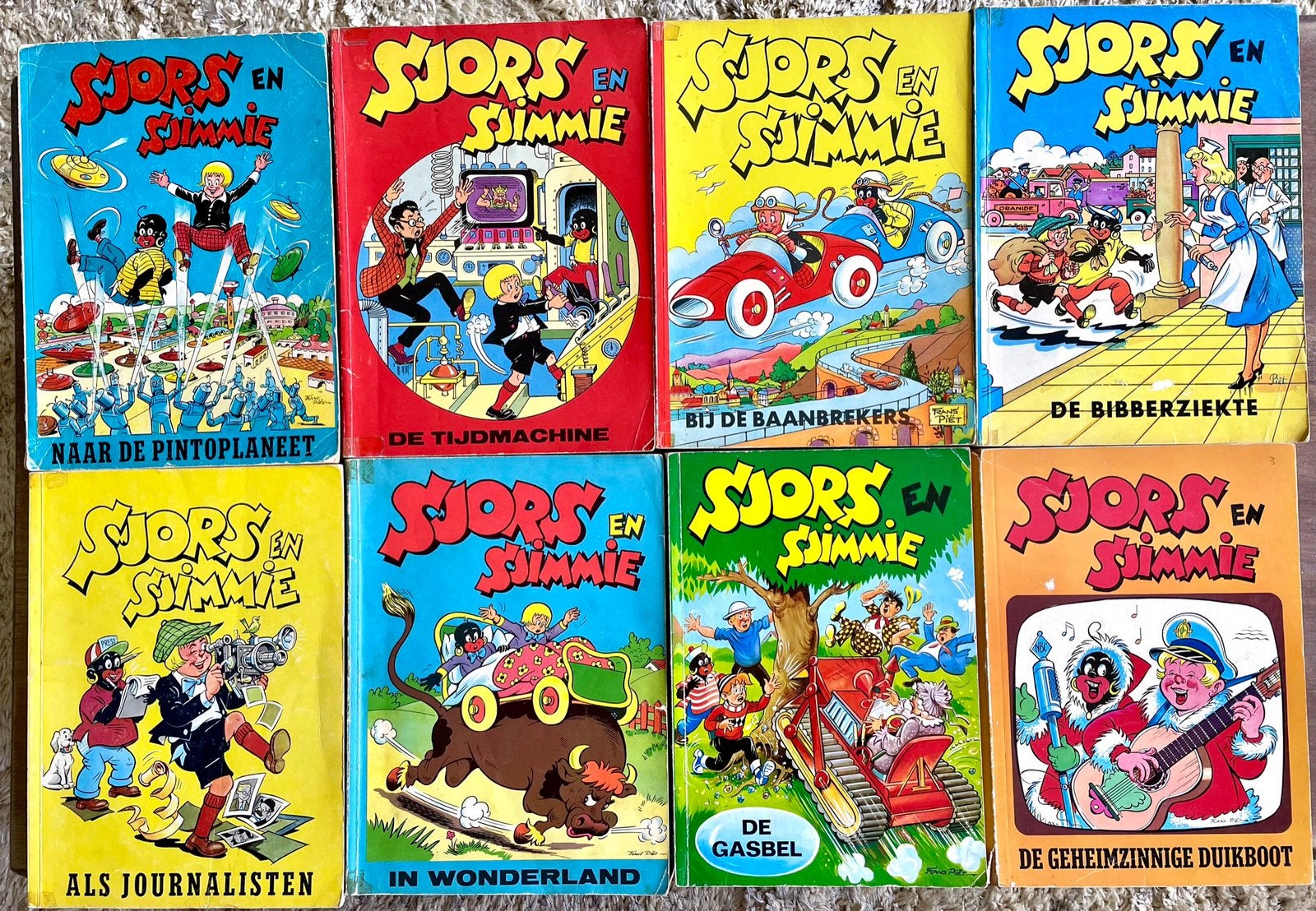 Sjors en Sjimmie stripboeken, Boeken, Meerdere stripboeken, Ophalen of Verzenden, Gelezen