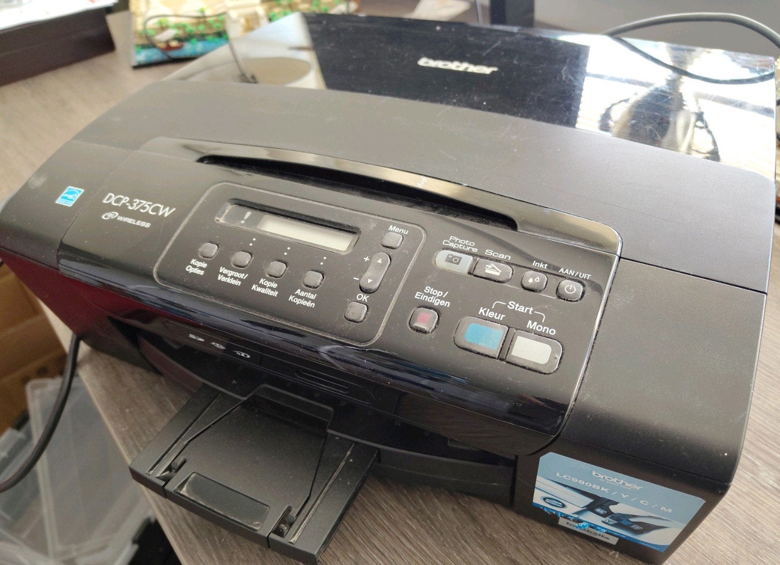 Brother DCP-375CW werkt deels, gratis ophalen, Ophalen, Gebruikt, Inkjetprinter, All-in-one