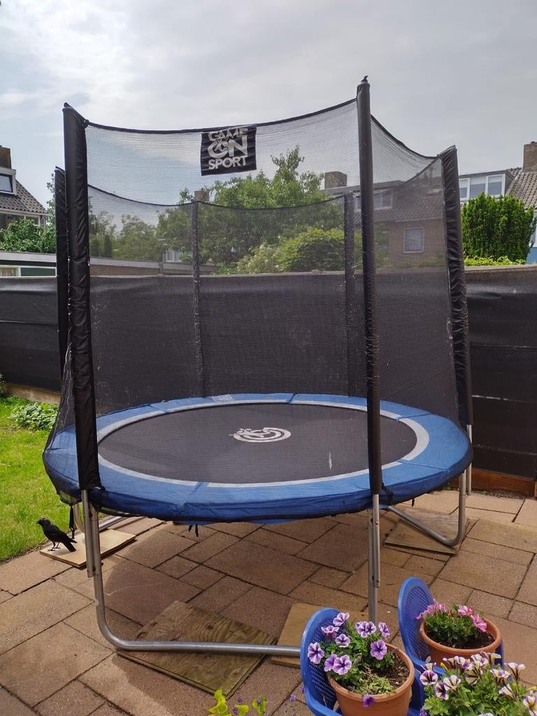 Game on Sport Trampoline te koop, Ophalen, Gebruikt