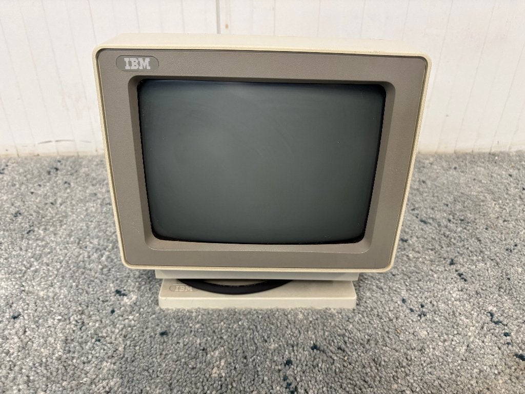 IBM 9 inch CRT monitor, Computers en Software, Monitoren, Gebruikt, 60 Hz of minder, VGA, Overige typen, Overige resoluties, Onbekend