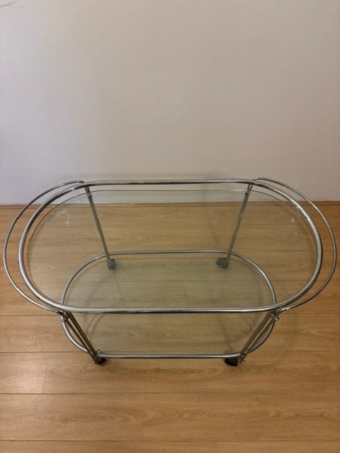Glazen salon/bijzet tafel design, Ophalen, 50 – 75, Minder dan 50 cm, 50 tot 100 cm