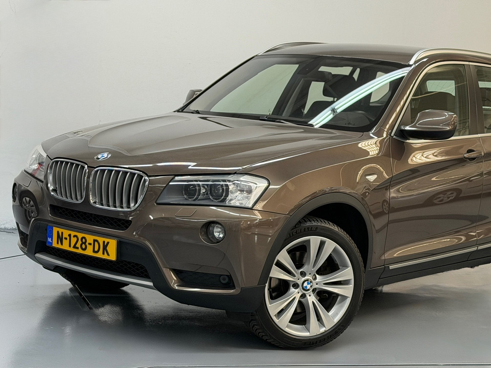 BMW X3 XDrive35i High Executive 360 Memory E.AchterKlep Groo, Auto's, Automaat, Gebruikt, Zwart, Bruin
