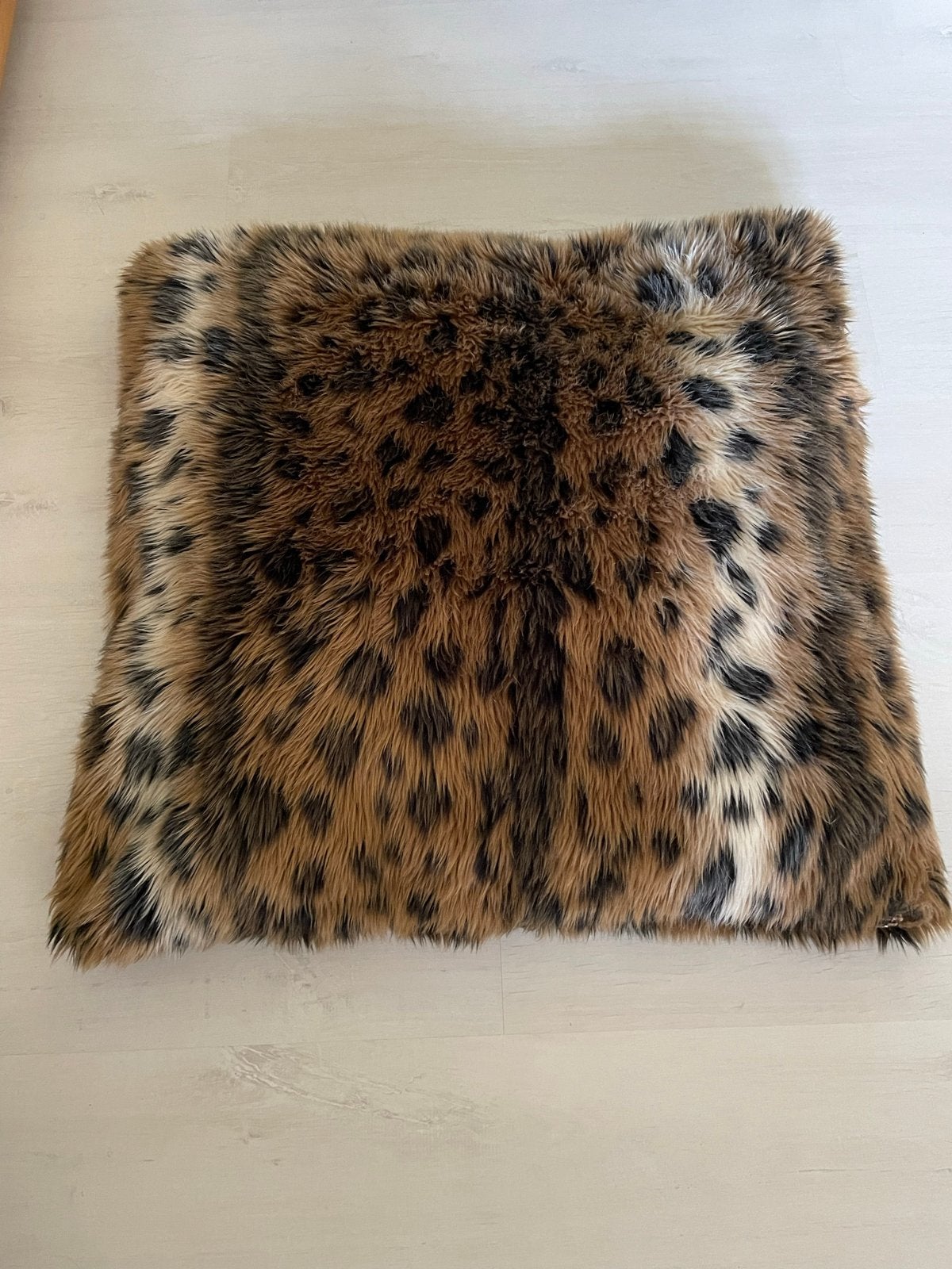 XL tijgerprint/ luipaardprint groot sierkussen, Overige merken, Meerkleurig, Met print, Vierkant