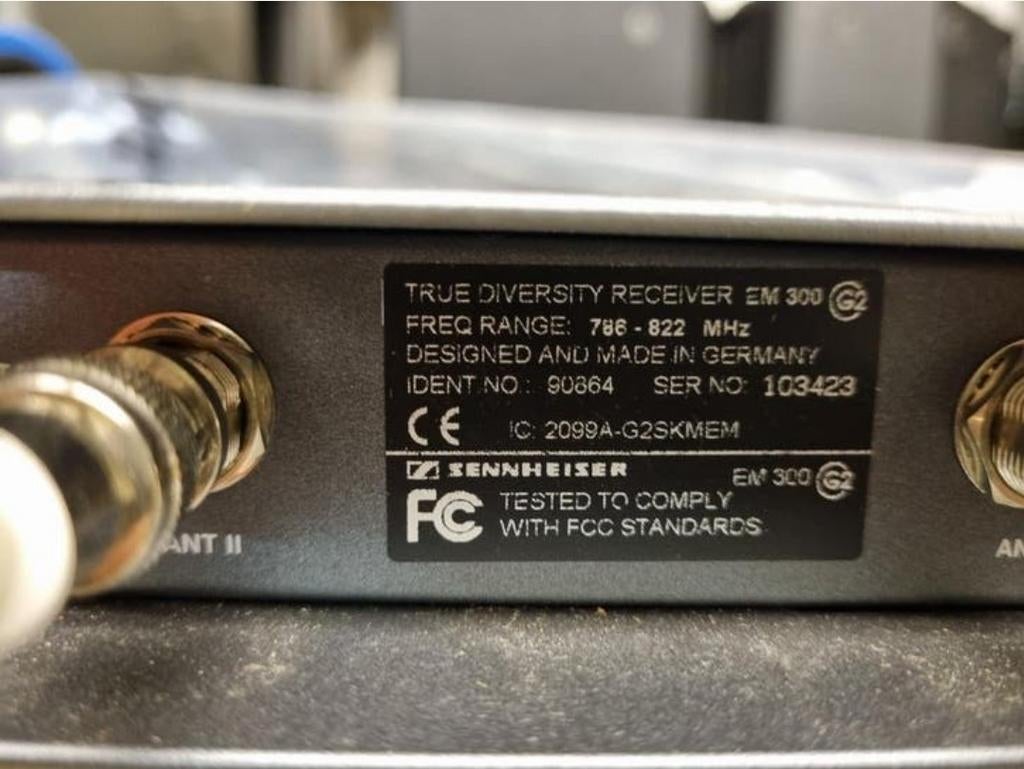 Sennheiser EW100 g2 draadloze beltpack 786-822Mhz, Ophalen of Verzenden