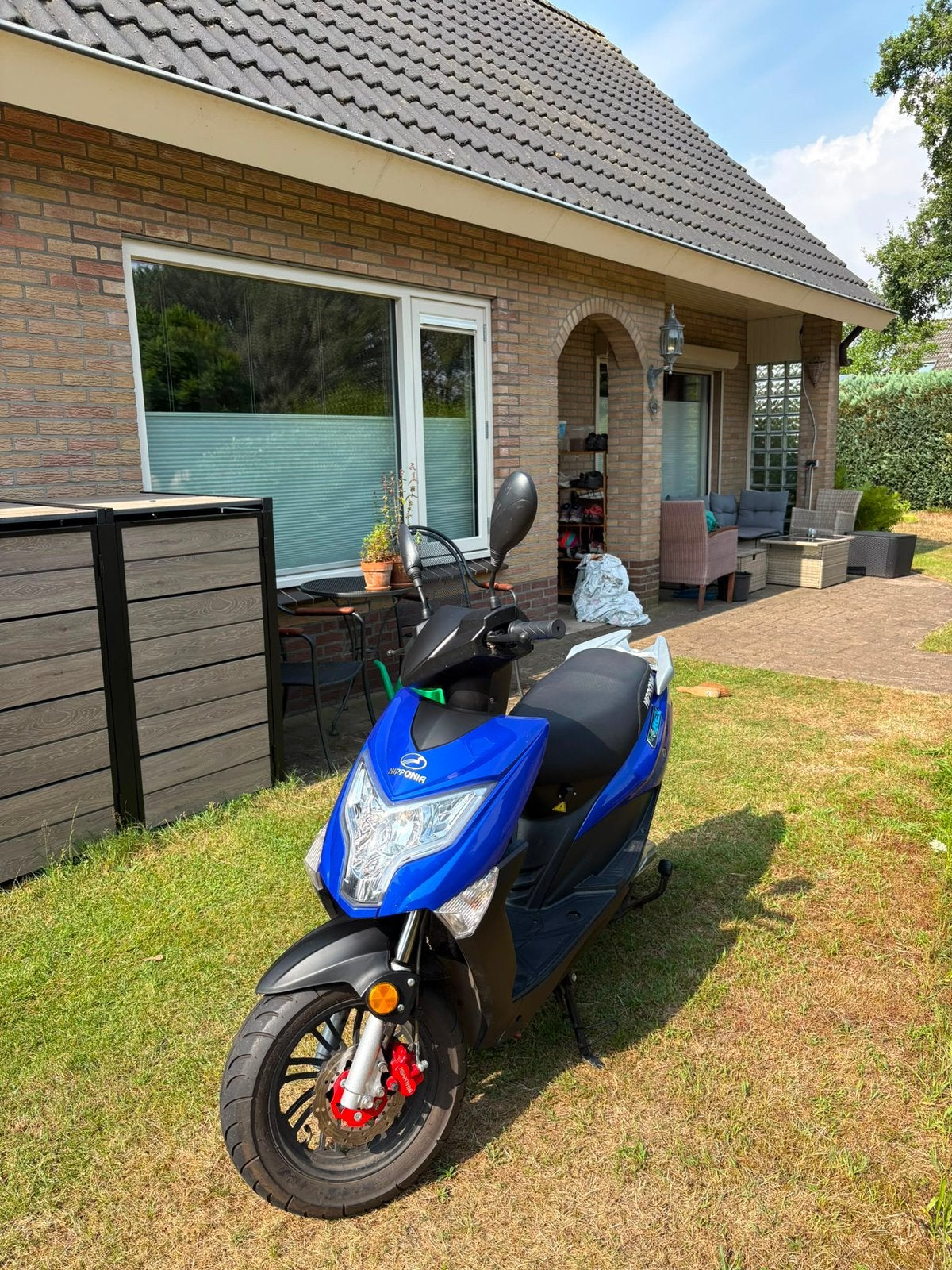 Zeer goede staat nipponia e-Rex scooter met 2 accu’s, Fietsen en Brommers, Scooters | Overige merken, Ophalen, Maximaal 45 km/u