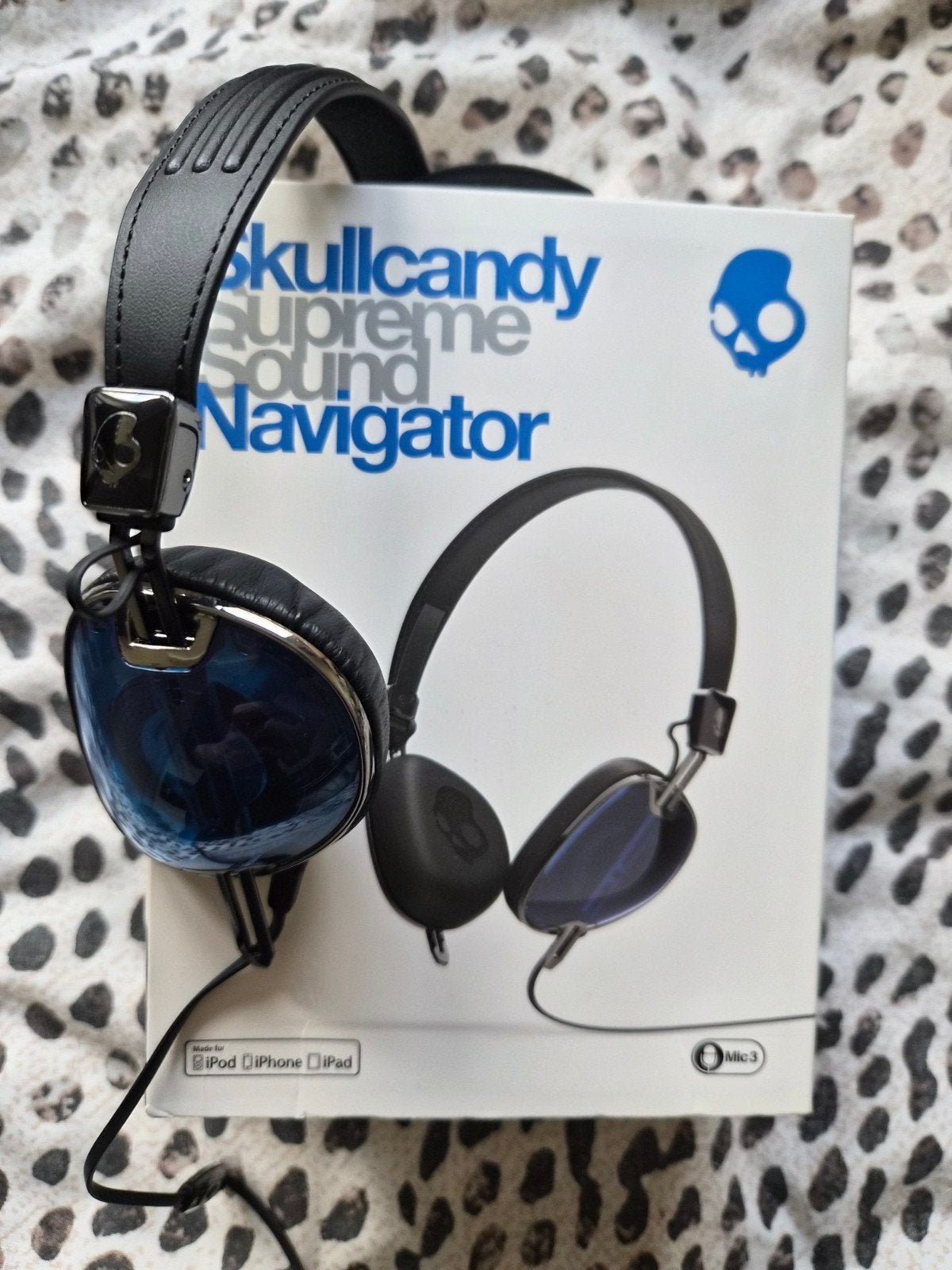 Skullcandy Navigator Koptelefoon, Ophalen of Verzenden, Zo goed als nieuw, Op oor (supra aural), Skullcandy