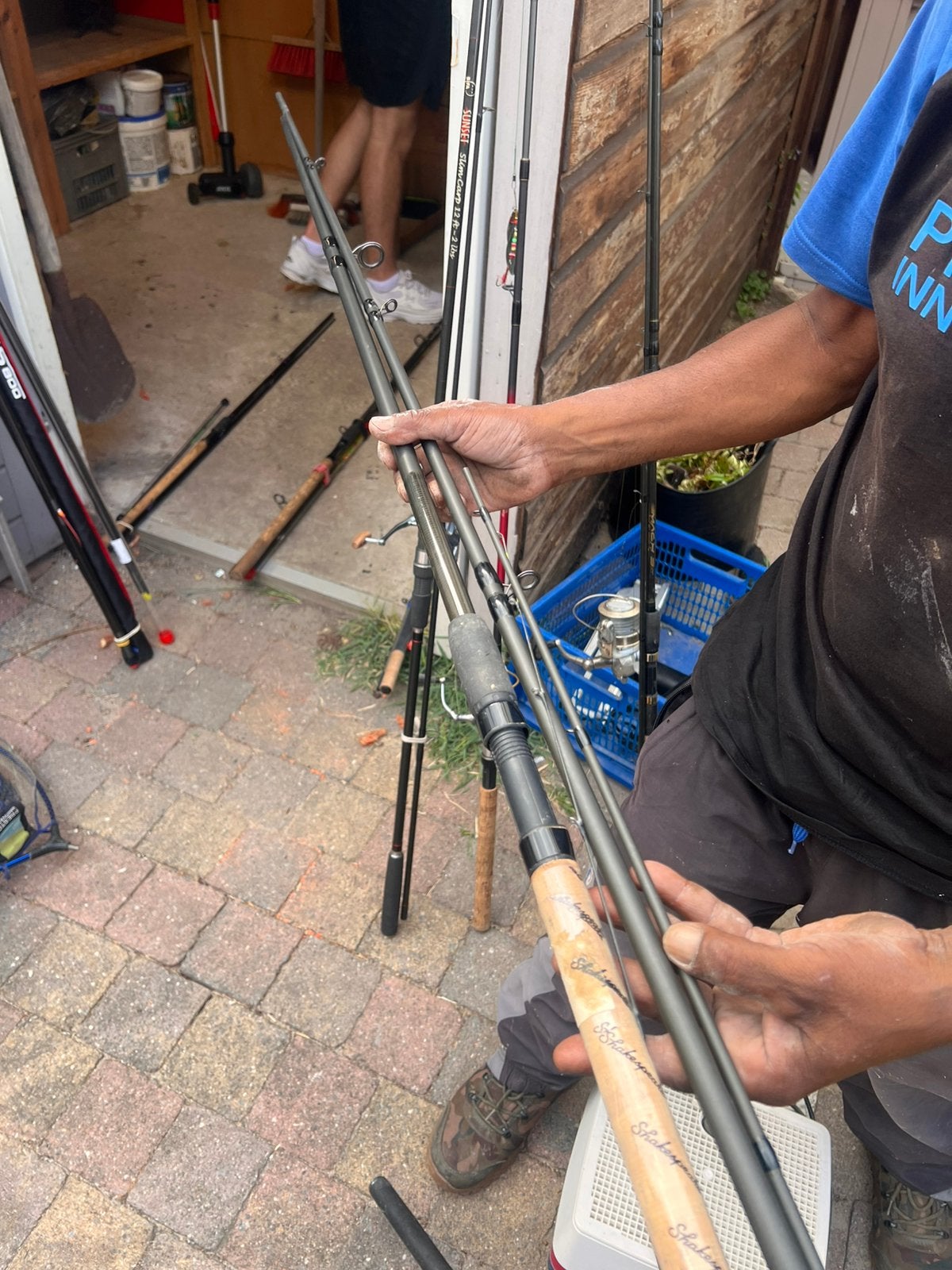 Shakespearie hengel, Watersport en Boten, Ophalen, Zo goed als nieuw, Werphengel