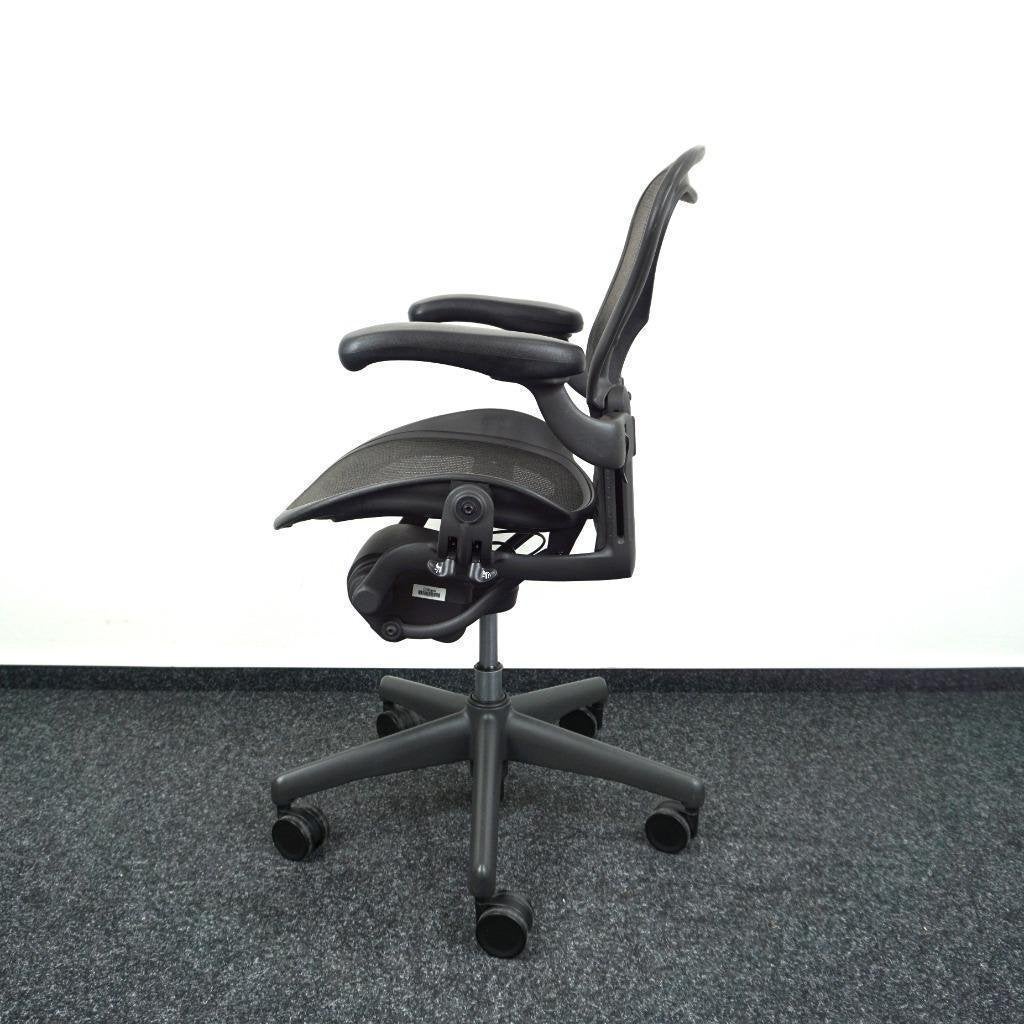 Herman Miller Aeron type A Bureaustoel | Ergonomisch, Huis en Inrichting, Bureaustoelen, Gebruikt, -, Zwart, -