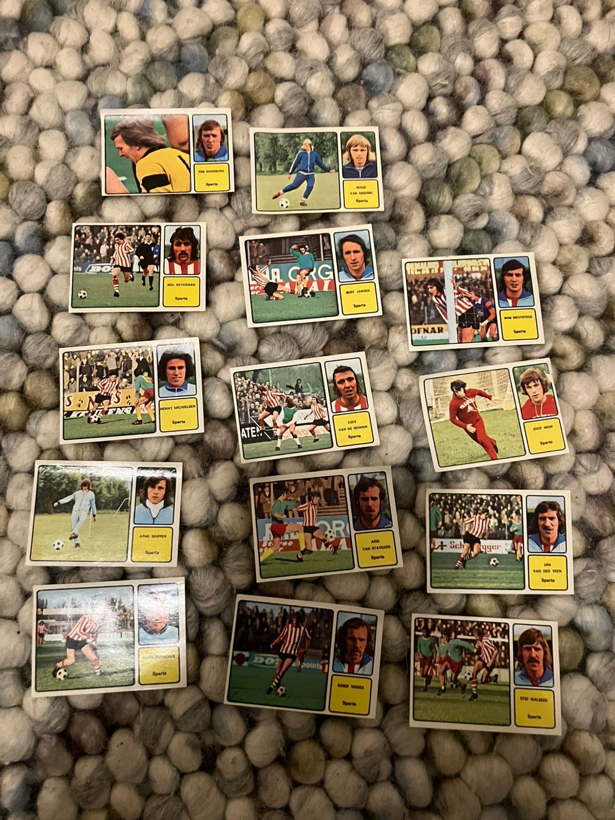 Sparta panini vanderhout 1974-1975, Ophalen of Verzenden, Gebruikt, Sparta, Poster, Plaatje of Sticker