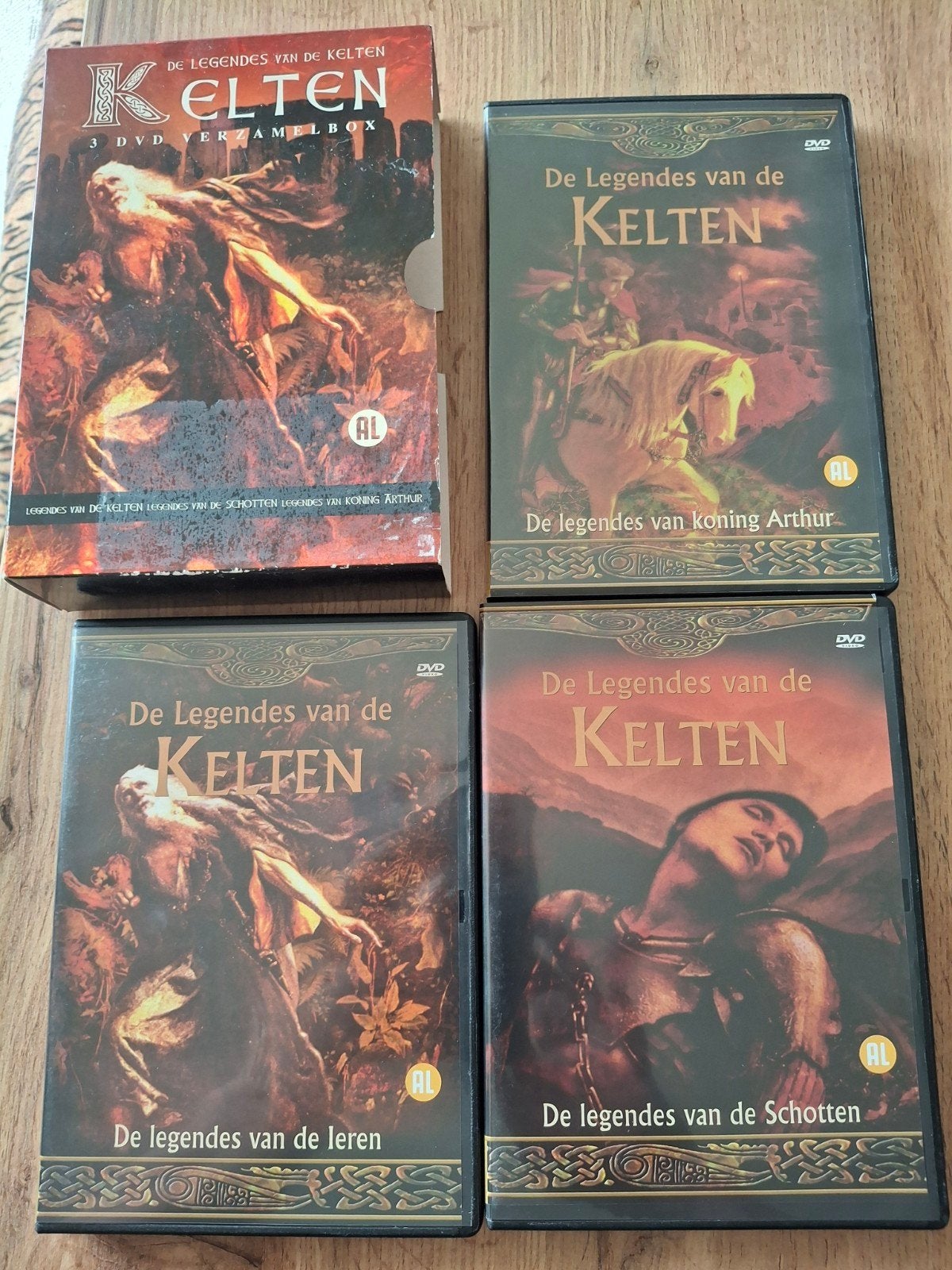 Legendes van de Kelten" 3 DVD verzamelbox., Alle leeftijden, Ophalen of Verzenden, Zo goed als nieuw