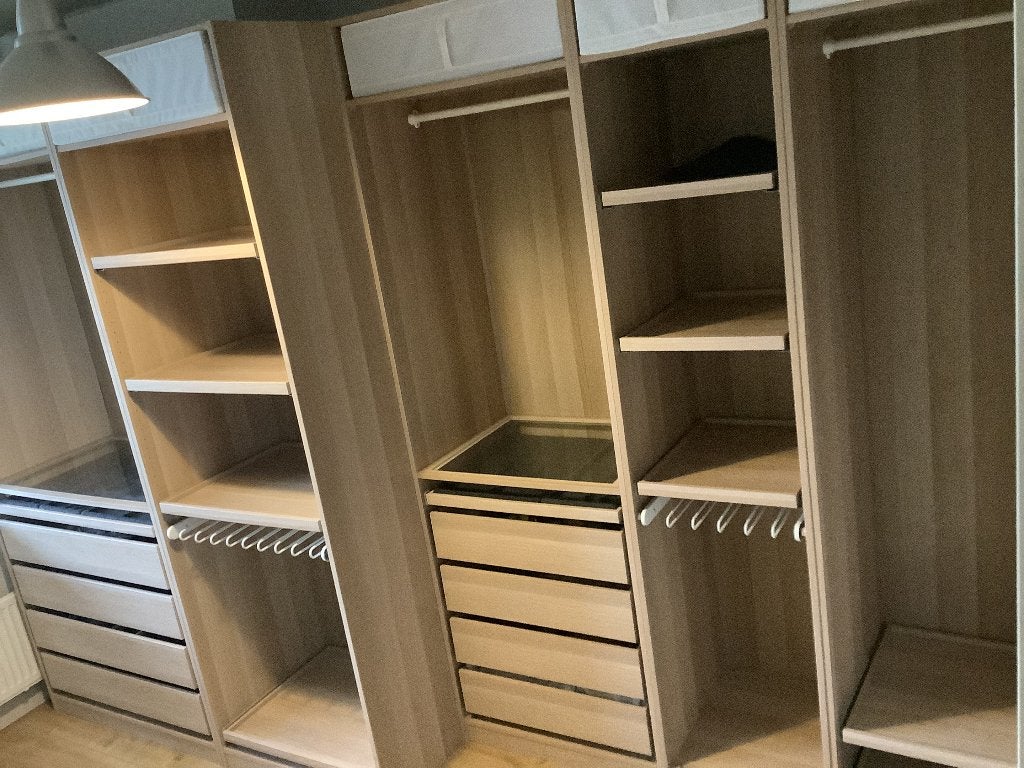 IKEA pax modulaire kledingkast met lades en planken, Ophalen, Zo goed als nieuw, 200 cm of meer, Modern