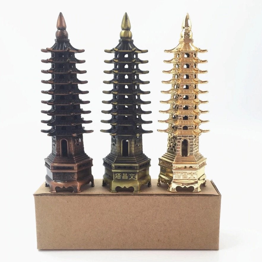 Chinese Pagoda Toren Model / Beeld China Cultuur Gebouw, Verzenden, Nieuw