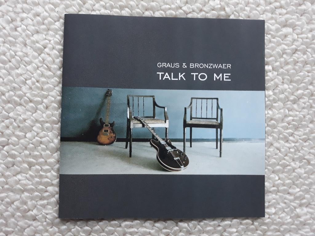 CD Graus & Bronzwaer - Talk to me (2006)  **VERZ/OPH**, Ophalen, 1980 tot heden, Zo goed als nieuw, Jazz
